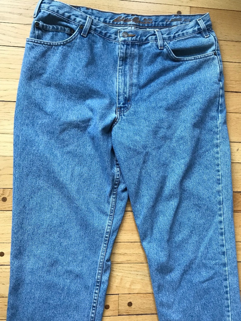 Vintage Eddie Bauer Jeans Mens 38x29 Blue Classic Fit Straight Leg Denim